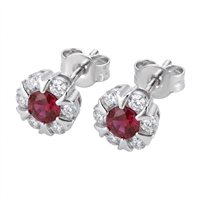 Earrings Brosway Woman FANCY - PASSION RUBY in Silver FPR146